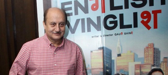 Anupam Kher at the Premier of ENGLISH VINGLISH in Delhi